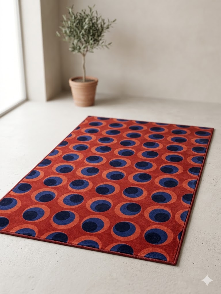 Terra Orbit Geometrik Desenli Halı